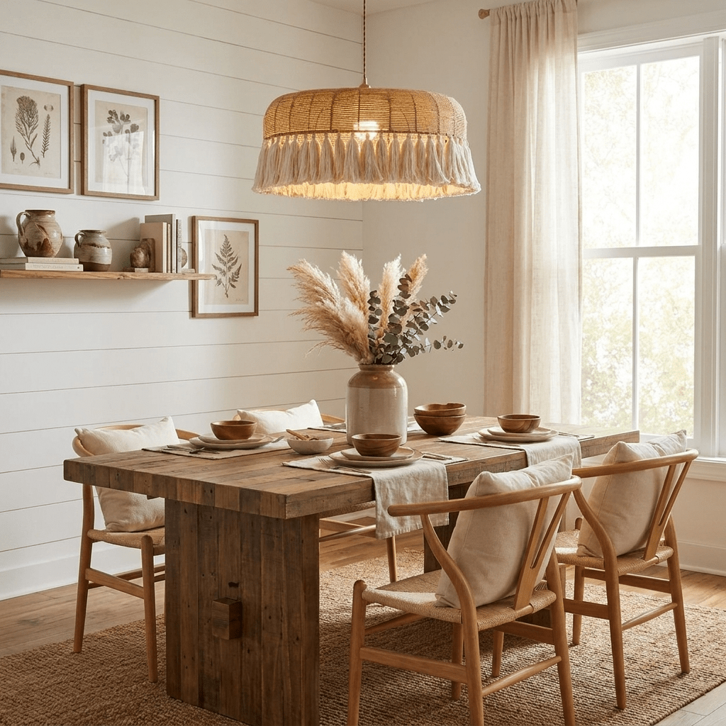 Woven Drum Pendant Light — Pendant Light | Maison Monashee — view 11