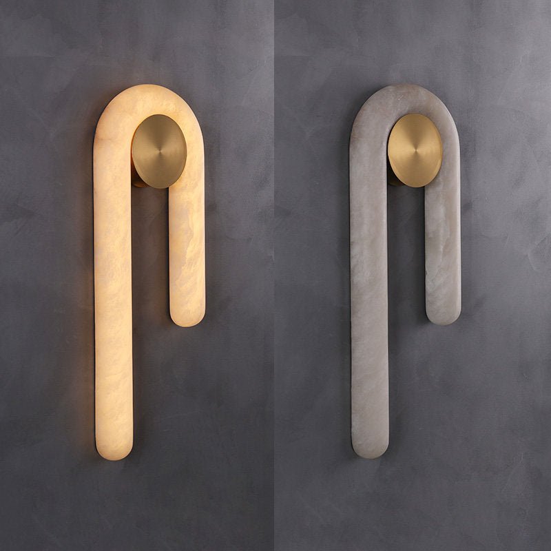 Alabaster Wall Sconce Lighting — Wall Sconce | Maison Monashee — view 6