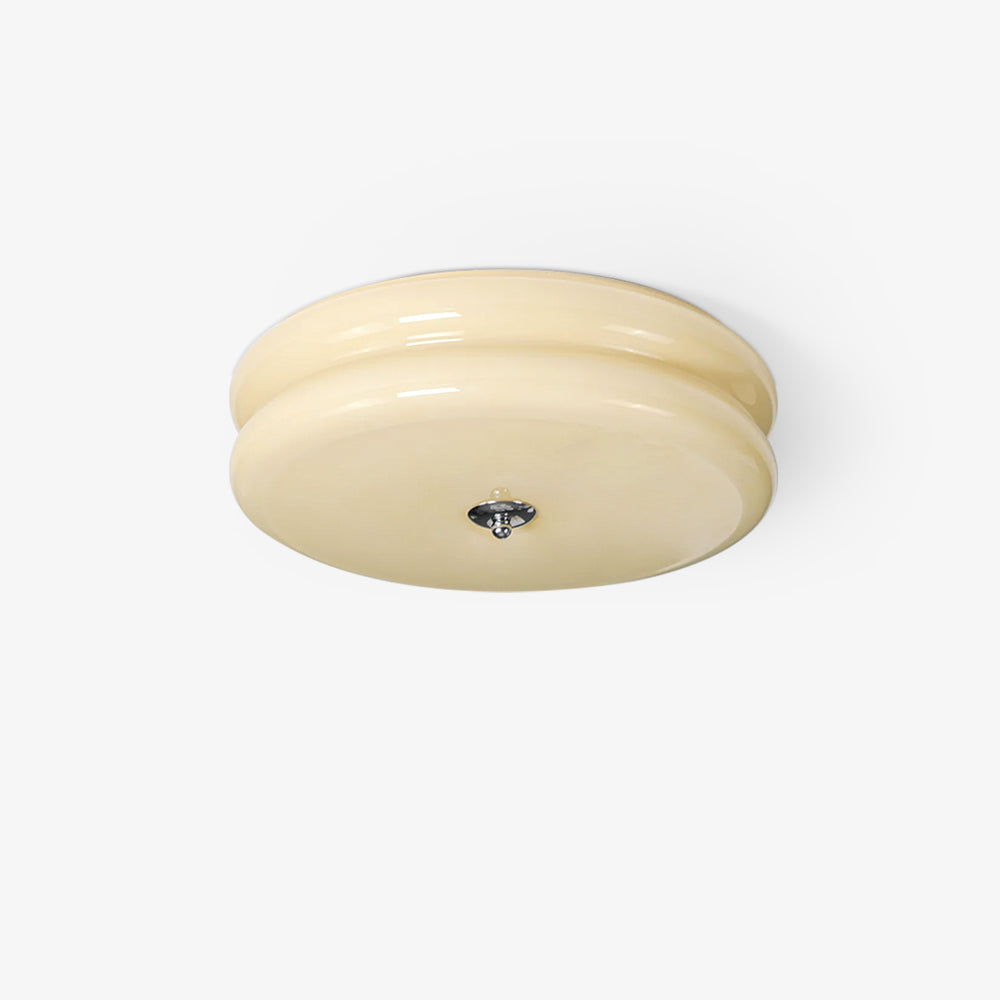 Ribbed Glass Flush Mount Light — Ceiling Light | Maison Monashee — view 32