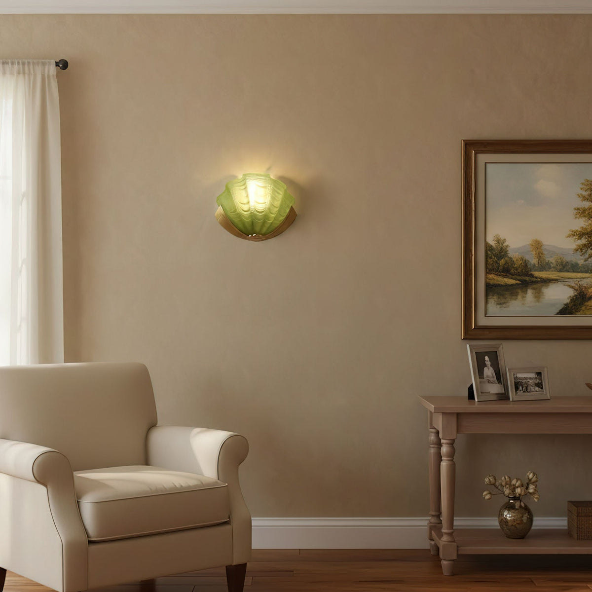 Vintage Shell Wall Sconce — Wall Sconce | Maison Monashee — view 8