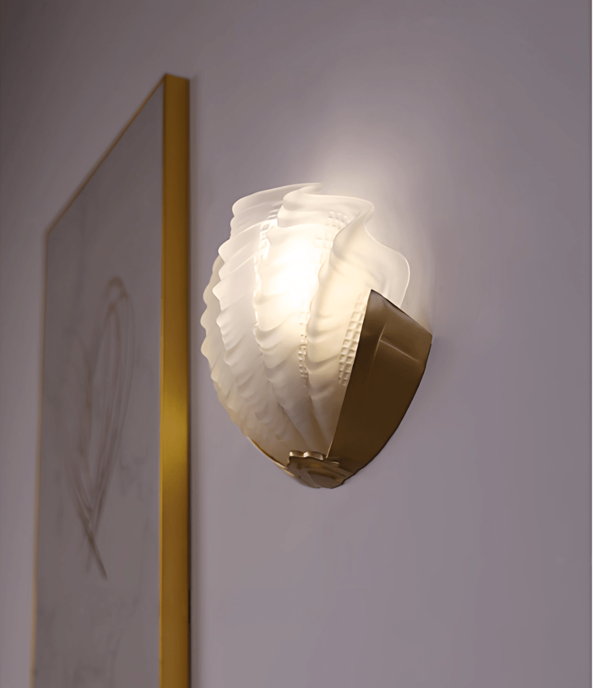Vintage Shell Wall Sconce — Wall Sconce | Maison Monashee — view 19