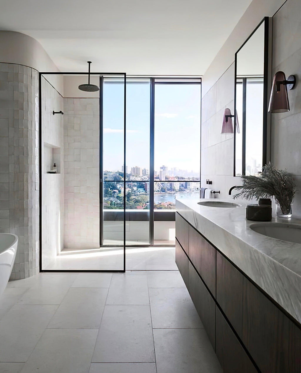Modern Glass Sconce — Wall Sconce | Maison Monashee — view 26