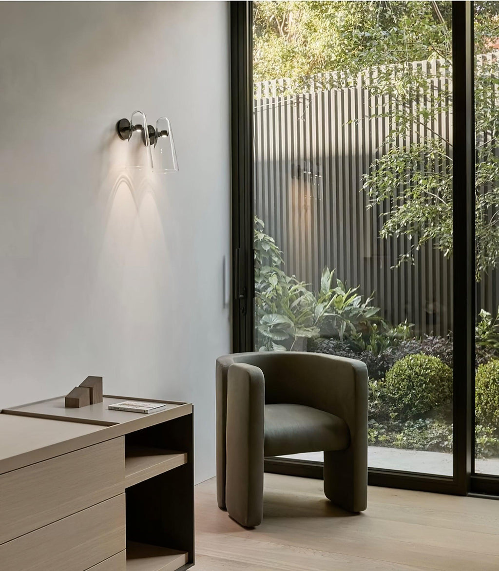 Modern Glass Sconce — Wall Sconce | Maison Monashee — view 35