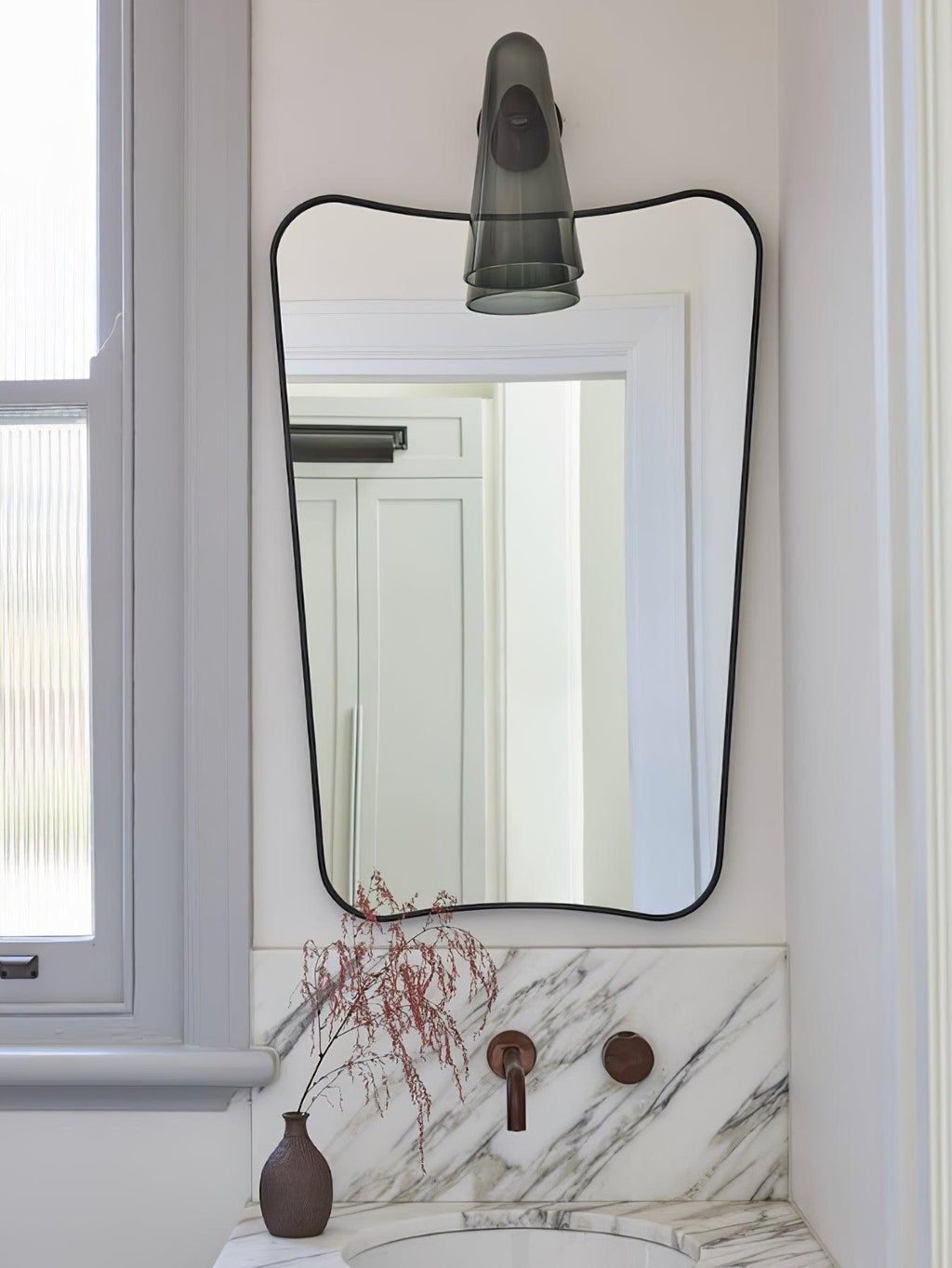 Modern Glass Sconce — Wall Sconce | Maison Monashee — view 37