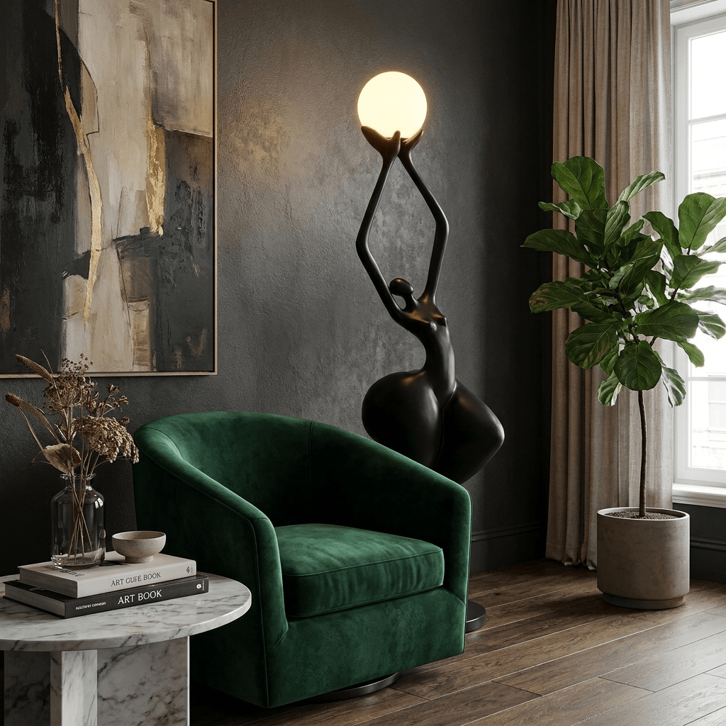 Pink Floor Lamp — Floor Lamp | Maison Monashee — view 2