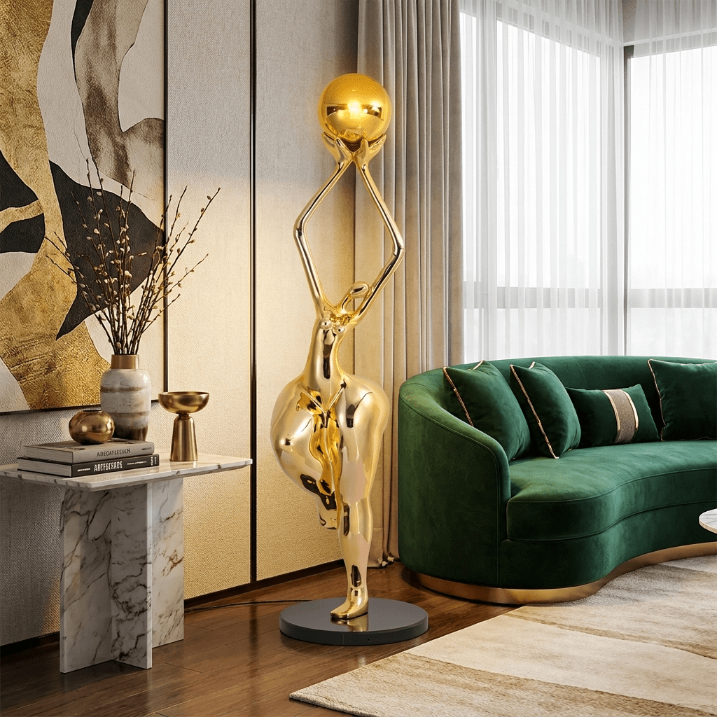 Pink Floor Lamp — Floor Lamp | Maison Monashee — view 3