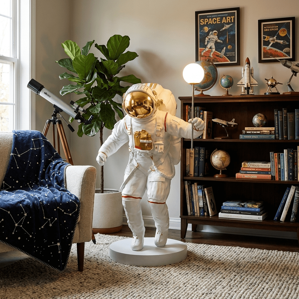 Large Orb Floor Lamp — Floor Lamp | Maison Monashee — view 4