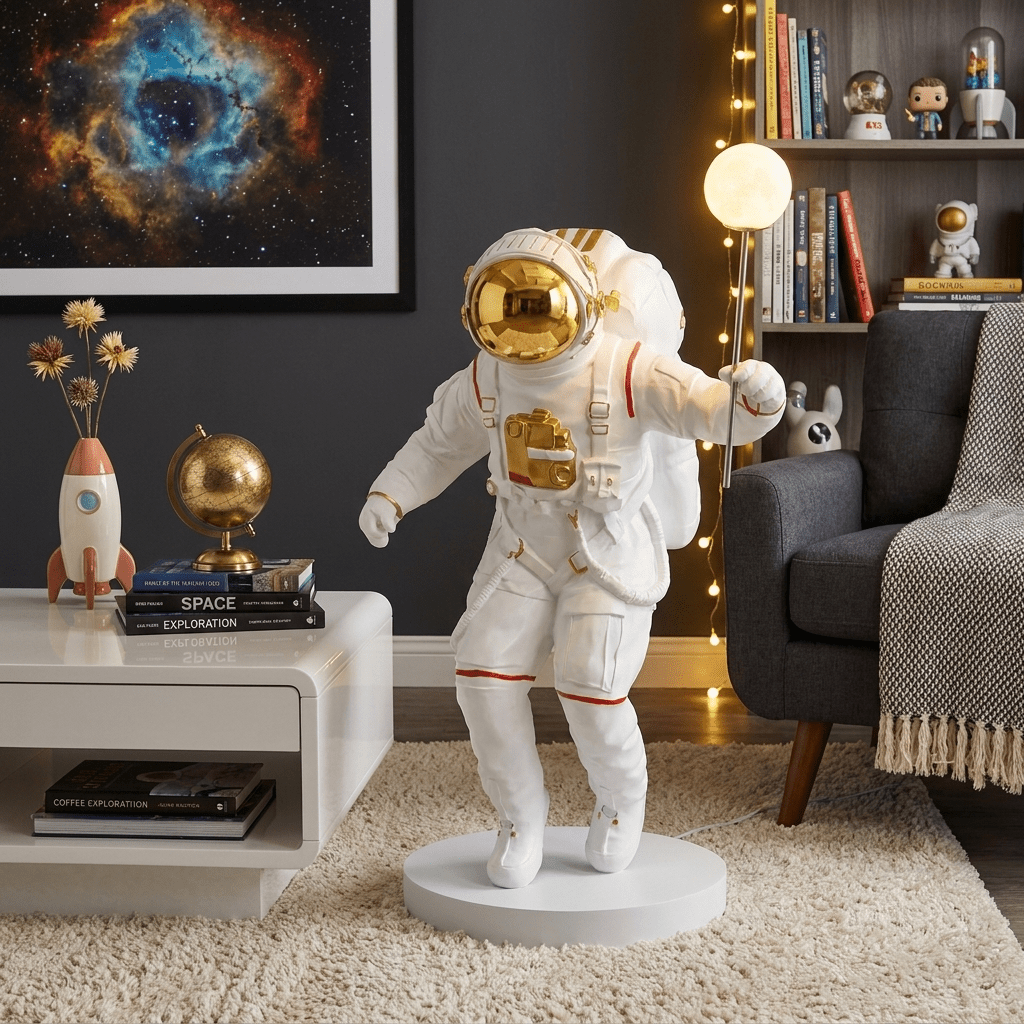 Large Orb Floor Lamp — Floor Lamp | Maison Monashee — view 2