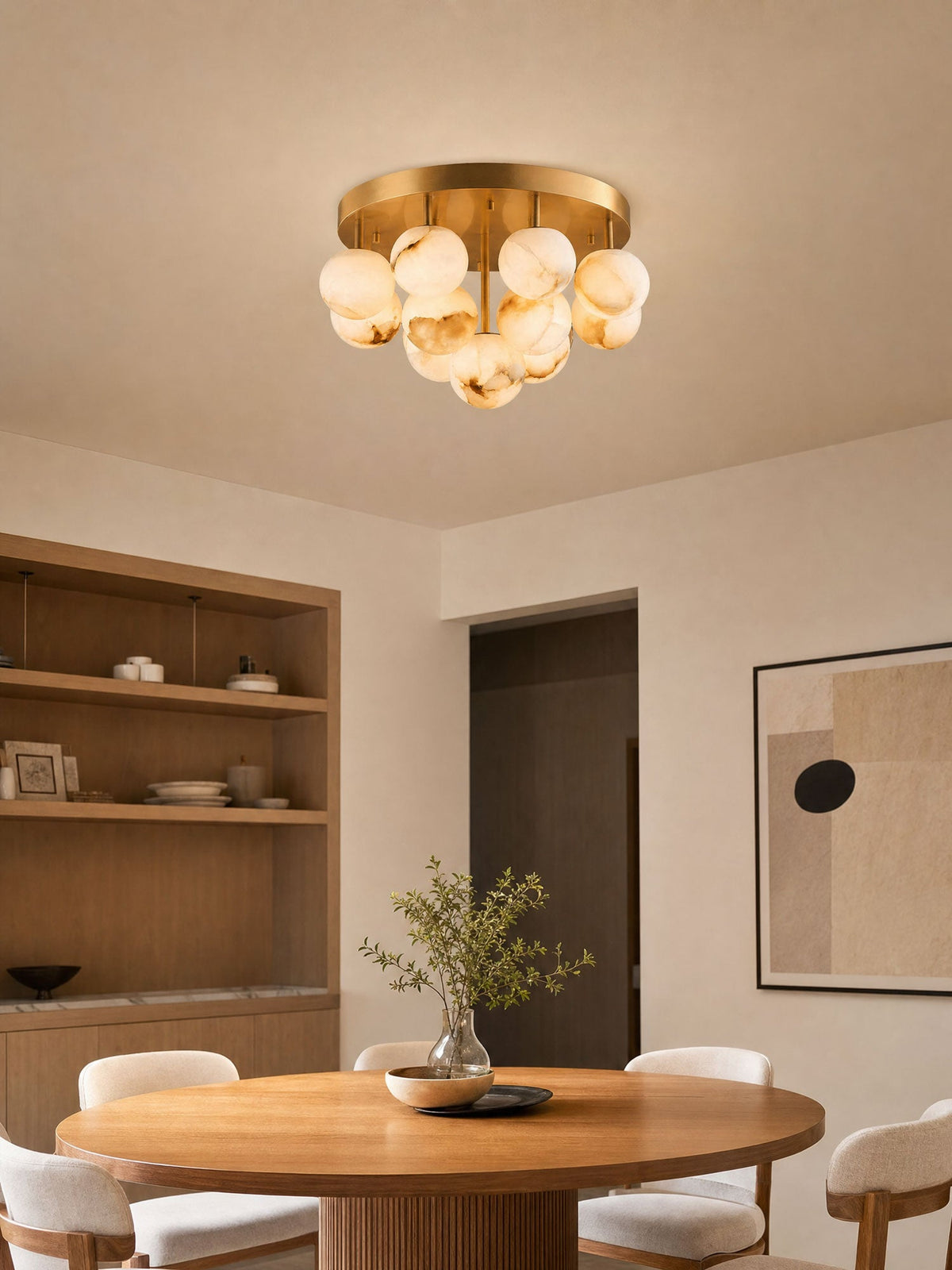 Cluster Globe Light Fixture — Ceiling Light | Maison Monashee — view 10