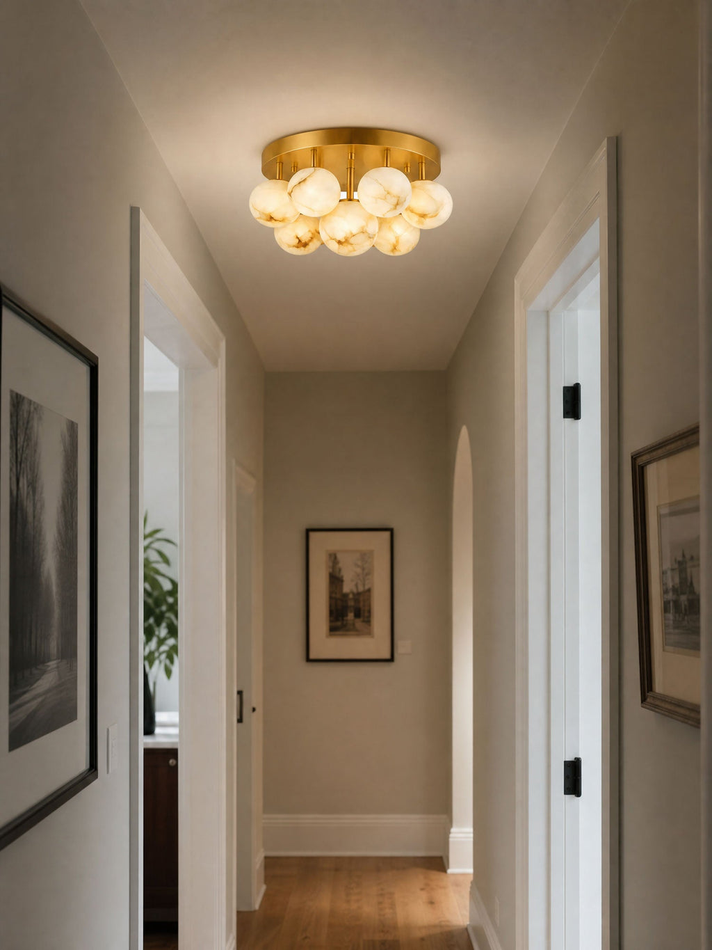 Cluster Globe Light Fixture — Ceiling Light | Maison Monashee — view 11