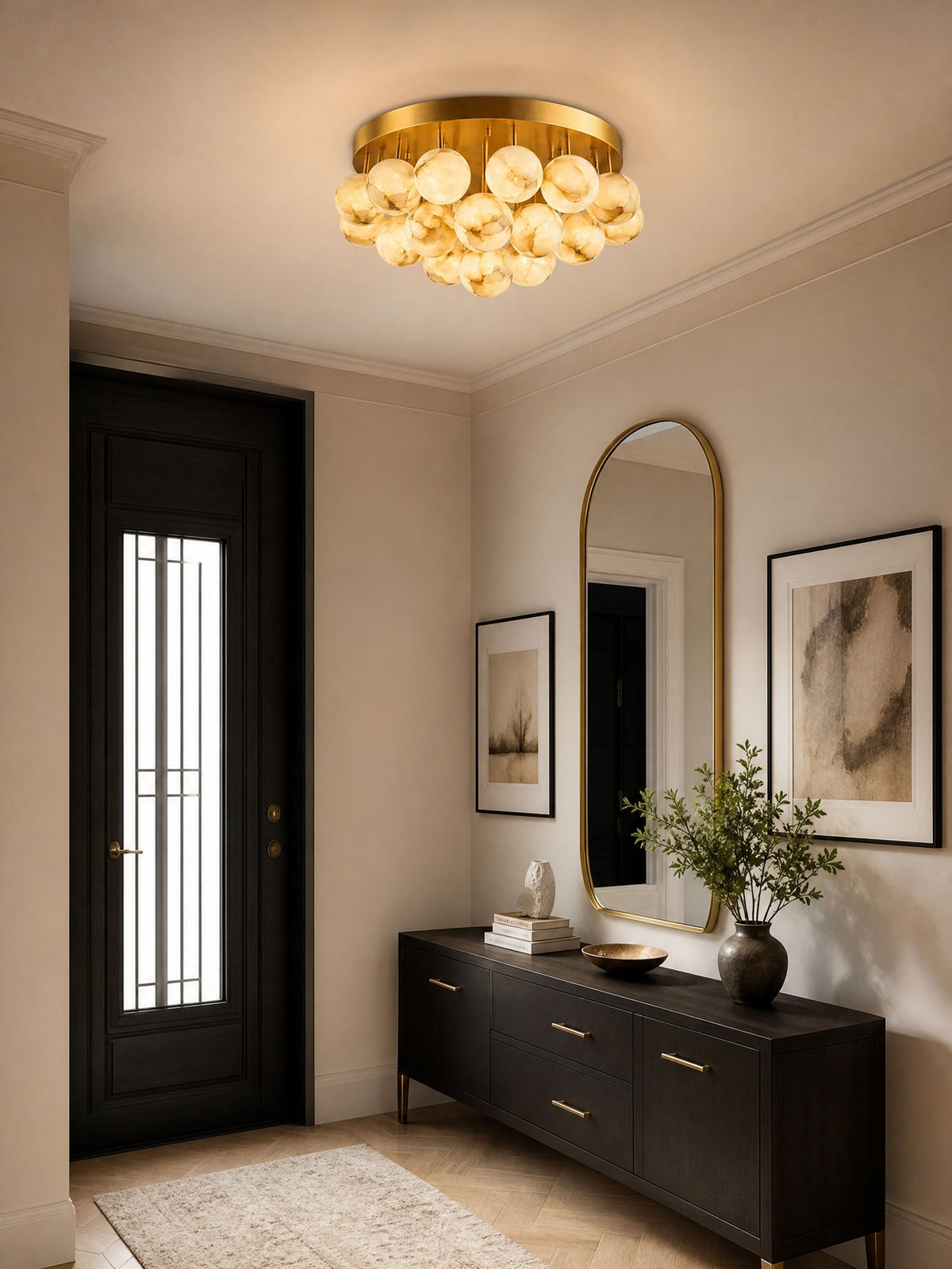 Cluster Globe Light Fixture — Ceiling Light | Maison Monashee — view 7