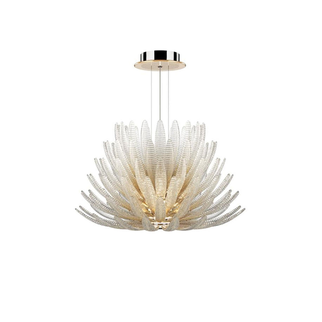 Glass Petal Chandelier — Chandelier | Maison Monashee — view 20