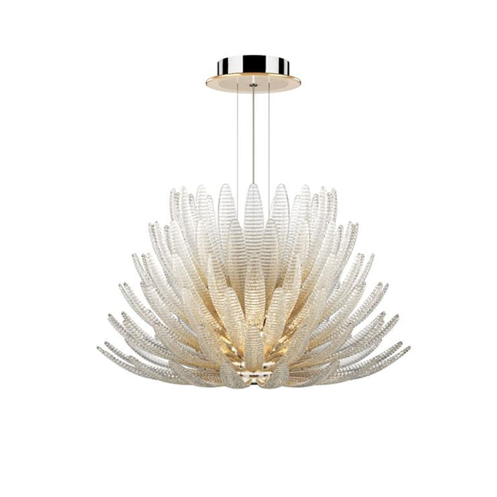 Glass Petal Chandelier — Chandelier | Maison Monashee — view 21