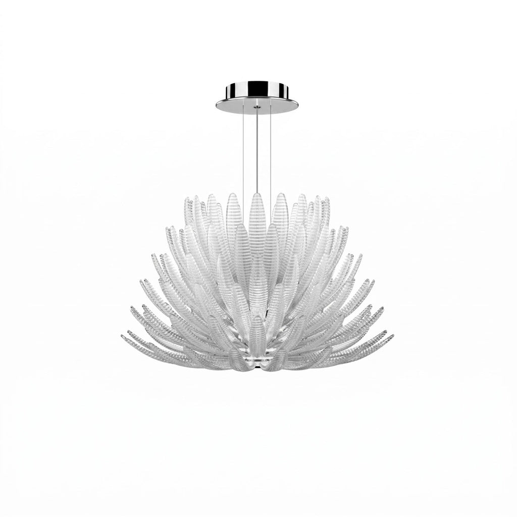Glass Petal Chandelier — Chandelier | Maison Monashee — view 25