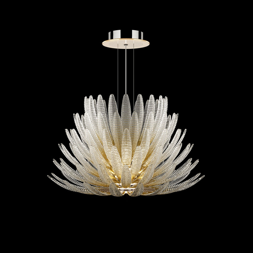 Glass Petal Chandelier — Chandelier | Maison Monashee — view 18
