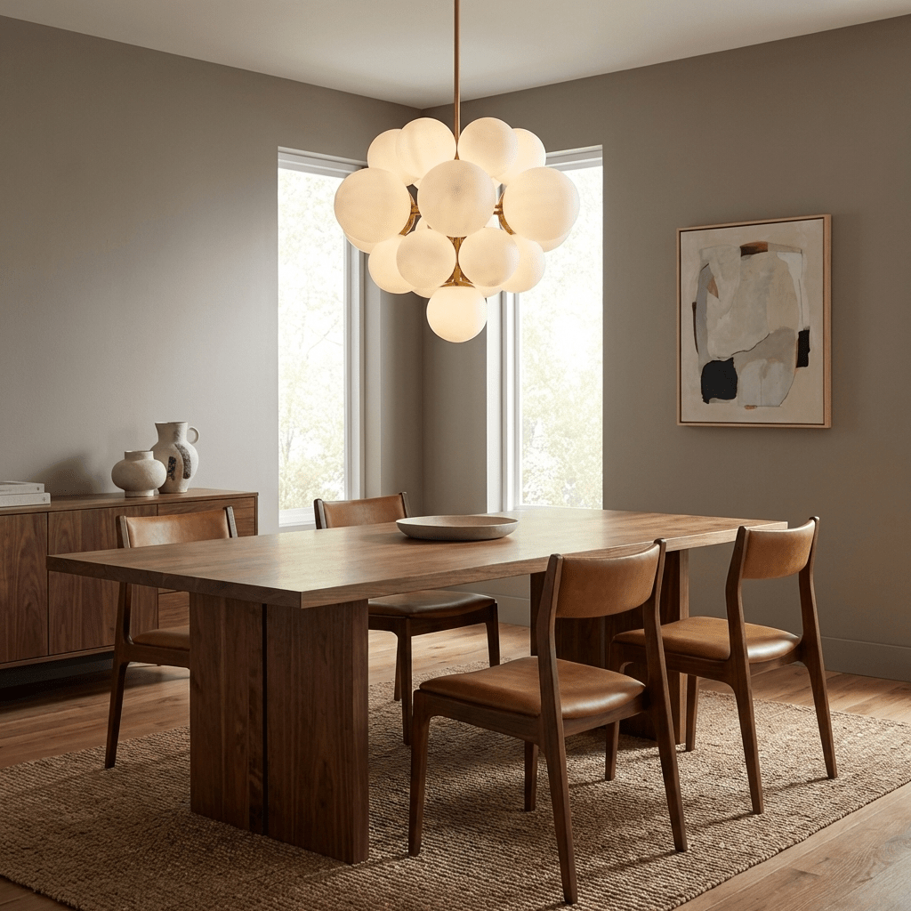 Large Orb Chandelier — Chandelier | Maison Monashee — view 7