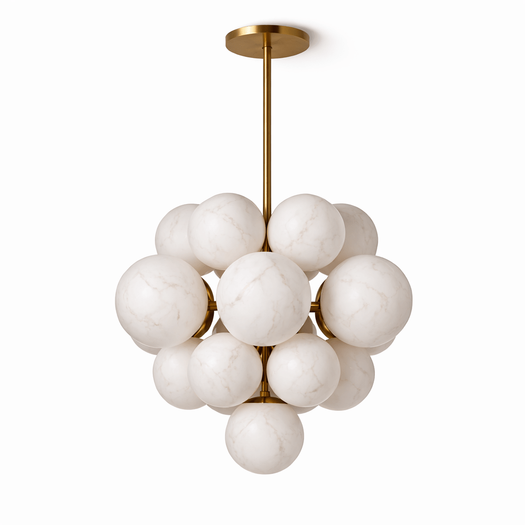Large Orb Chandelier — Chandelier | Maison Monashee — view 9