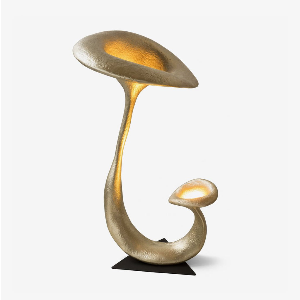 Large Gold Floor Lamp — Floor Lamp | Maison Monashee