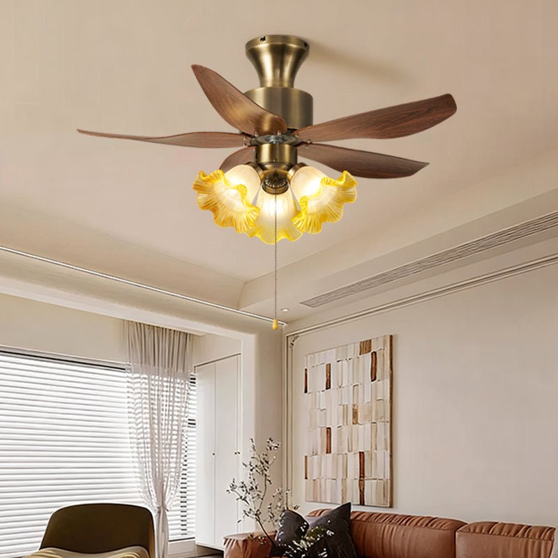Black Chandelier Ceiling Fan — Ceiling Fan | Maison Monashee — view 2