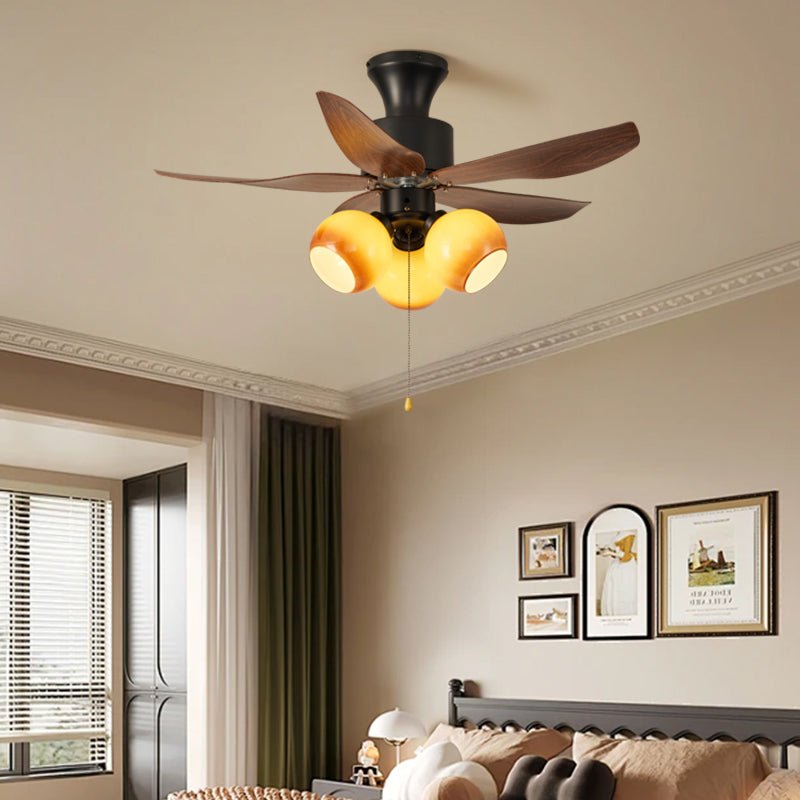 Black Chandelier Ceiling Fan — Ceiling Fan | Maison Monashee — view 5