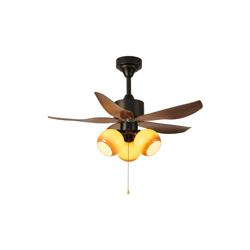 Black Chandelier Ceiling Fan — Ceiling Fan | Maison Monashee — view 12