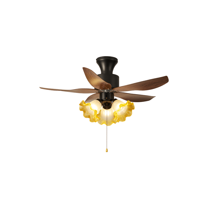 Black Chandelier Ceiling Fan — Ceiling Fan | Maison Monashee — view 13