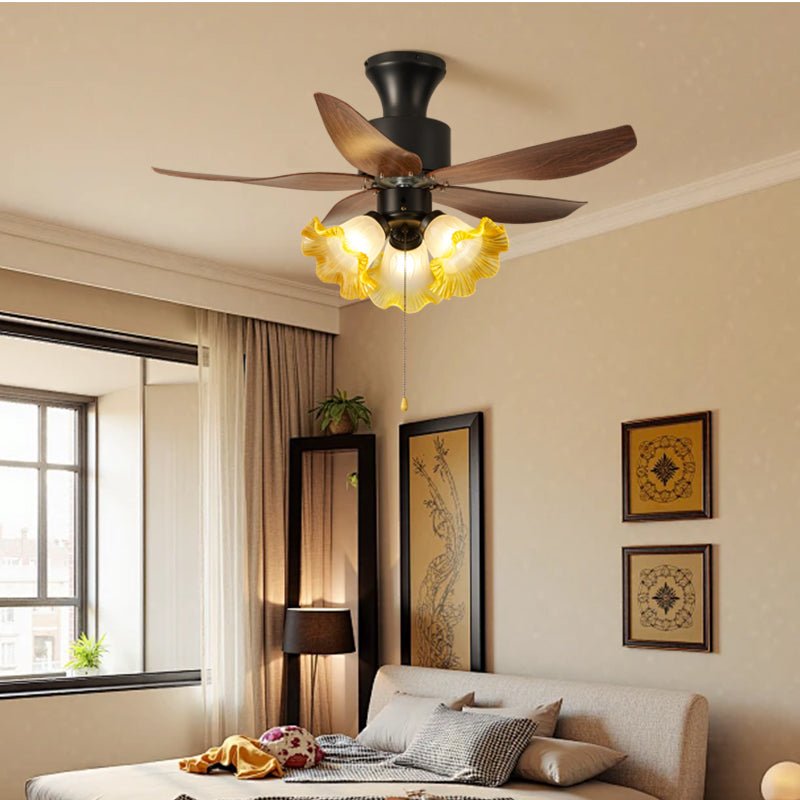 Black Chandelier Ceiling Fan — Ceiling Fan | Maison Monashee — view 6