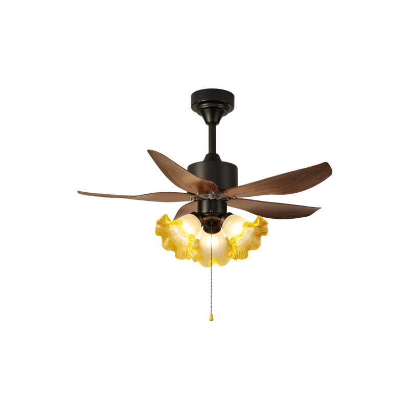 Black Chandelier Ceiling Fan — Ceiling Fan | Maison Monashee — view 14