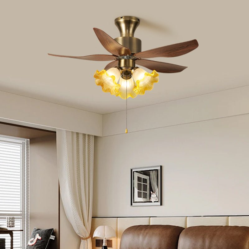 Black Chandelier Ceiling Fan — Ceiling Fan | Maison Monashee — view 10