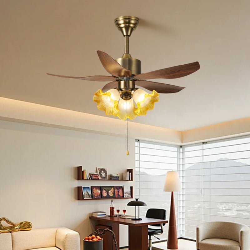 Black Chandelier Ceiling Fan — Ceiling Fan | Maison Monashee — view 8