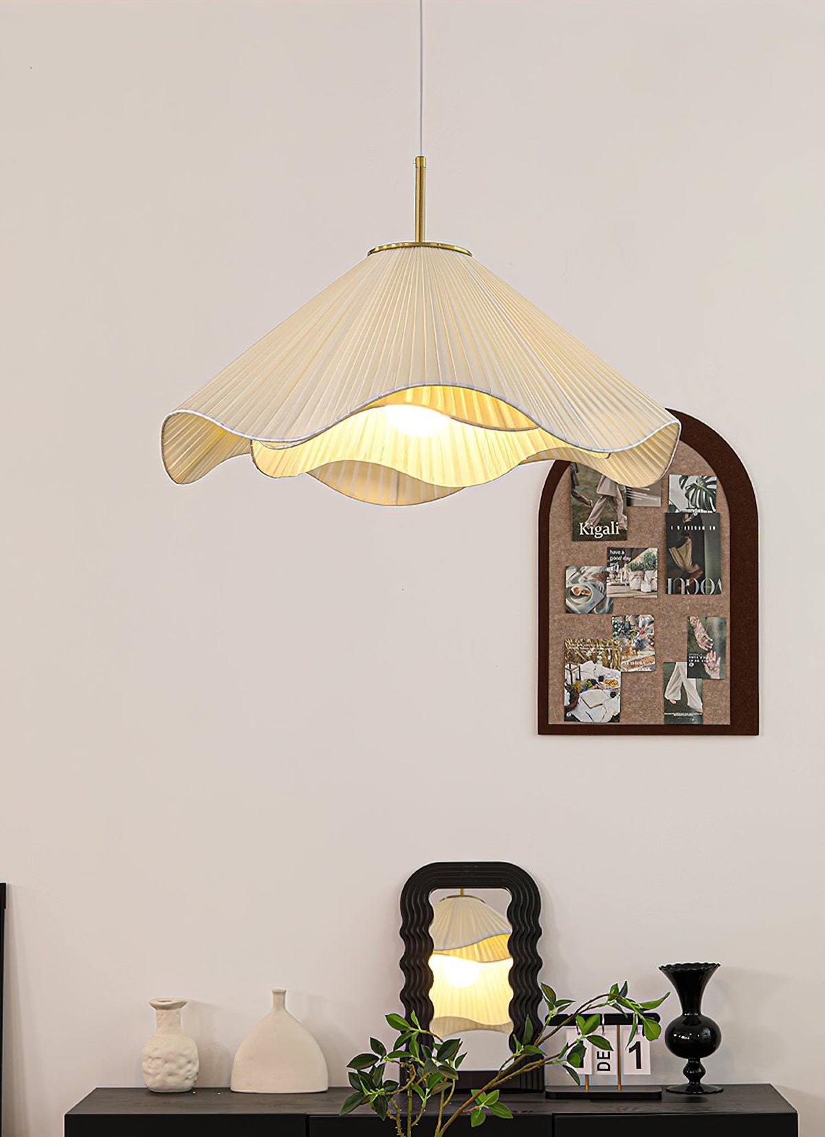 Champagne Pendant Light Fixture — Pendant Light | Maison Monashee — view 16