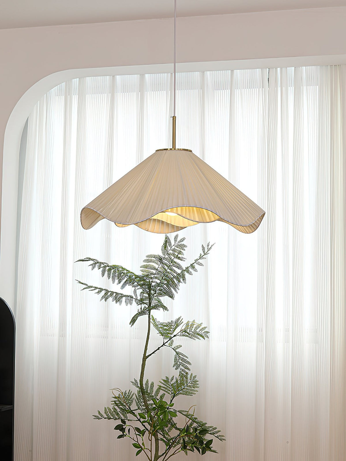 Champagne Pendant Light Fixture — Pendant Light | Maison Monashee — view 8