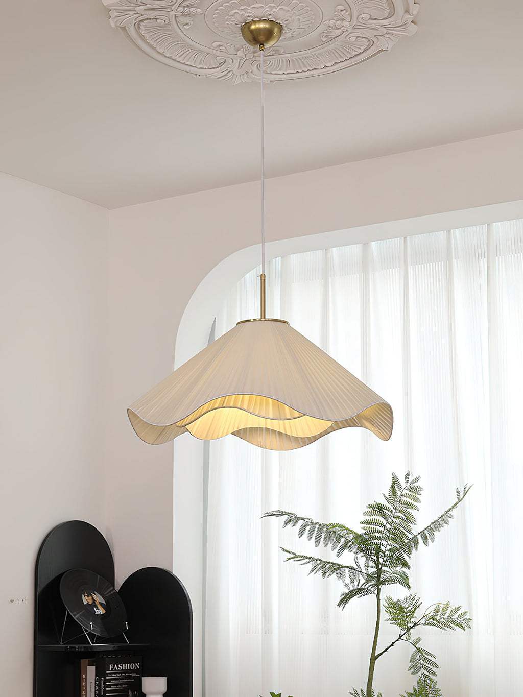 Champagne Pendant Light Fixture — Pendant Light | Maison Monashee — view 19