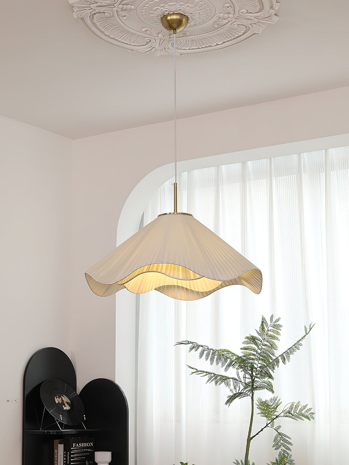 Champagne Pendant Light Fixture — Pendant Light | Maison Monashee — view 19