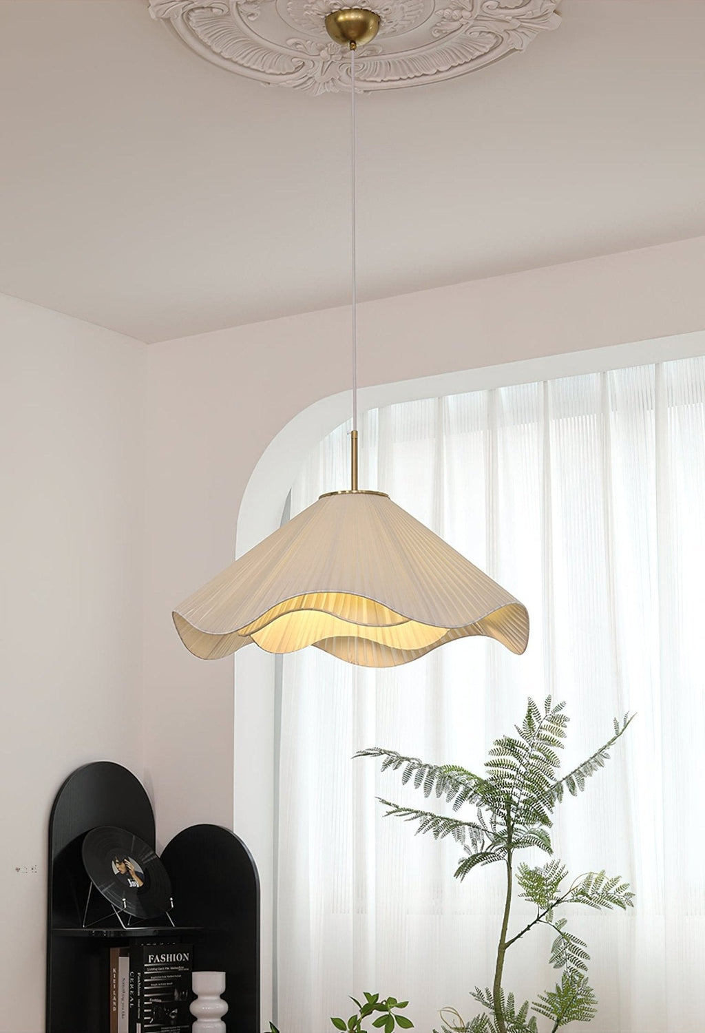 Champagne Pendant Light Fixture — Pendant Light | Maison Monashee — view 9