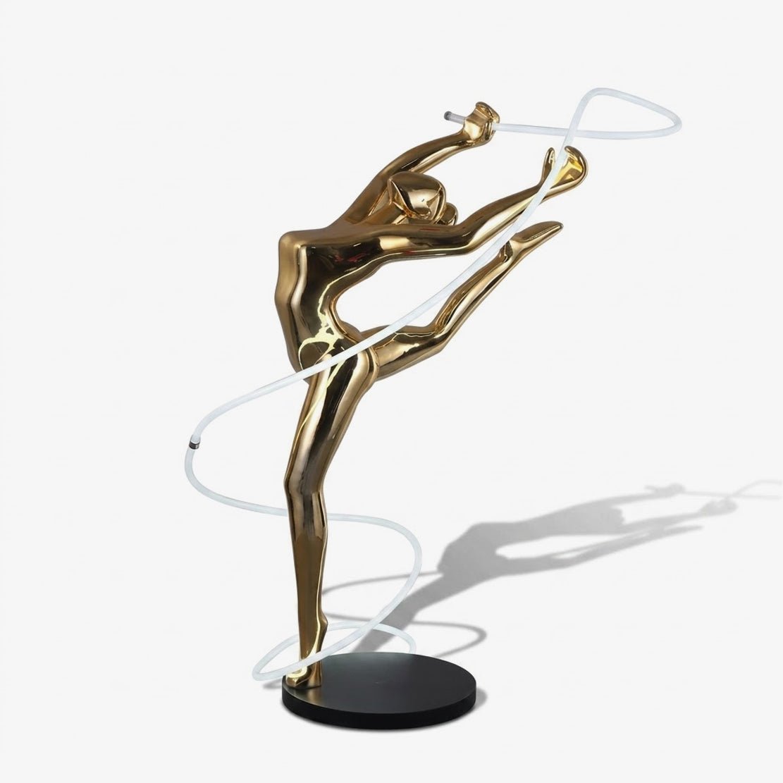 Gold LED Floor Lamp — Floor Lamp | Maison Monashee