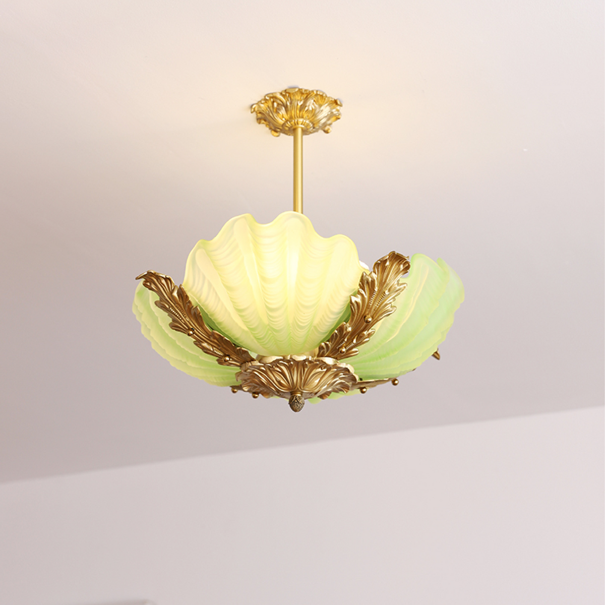Hanging Shell Chandelier — Chandelier | Maison Monashee — view 13