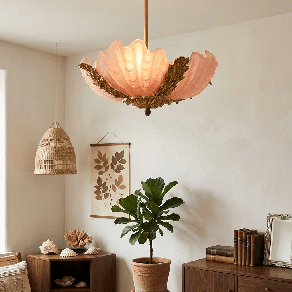 Hanging Shell Chandelier — Chandelier | Maison Monashee — view 2