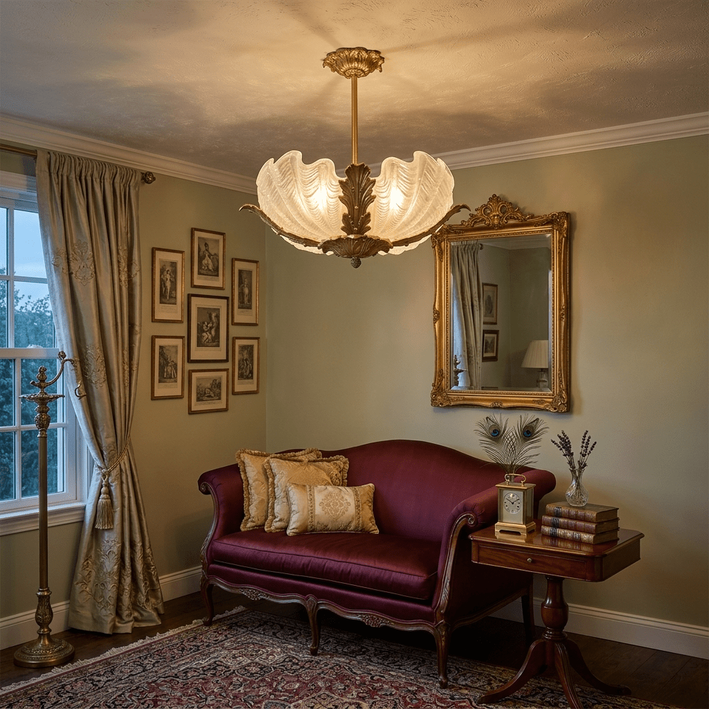 Hanging Shell Chandelier — Chandelier | Maison Monashee — view 7