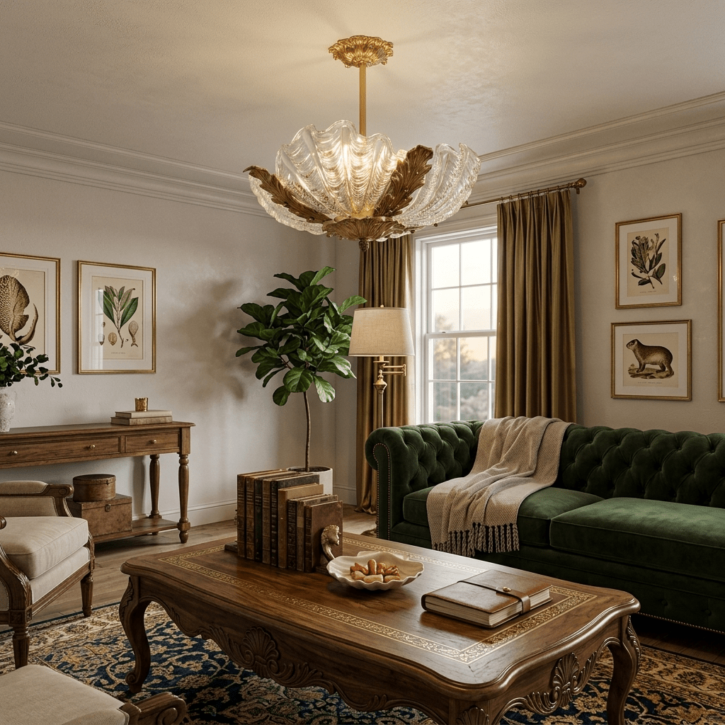 Hanging Shell Chandelier — Chandelier | Maison Monashee — view 5