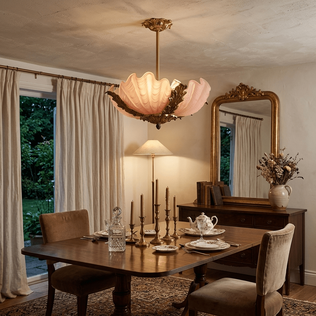 Hanging Shell Chandelier — Chandelier | Maison Monashee — view 3