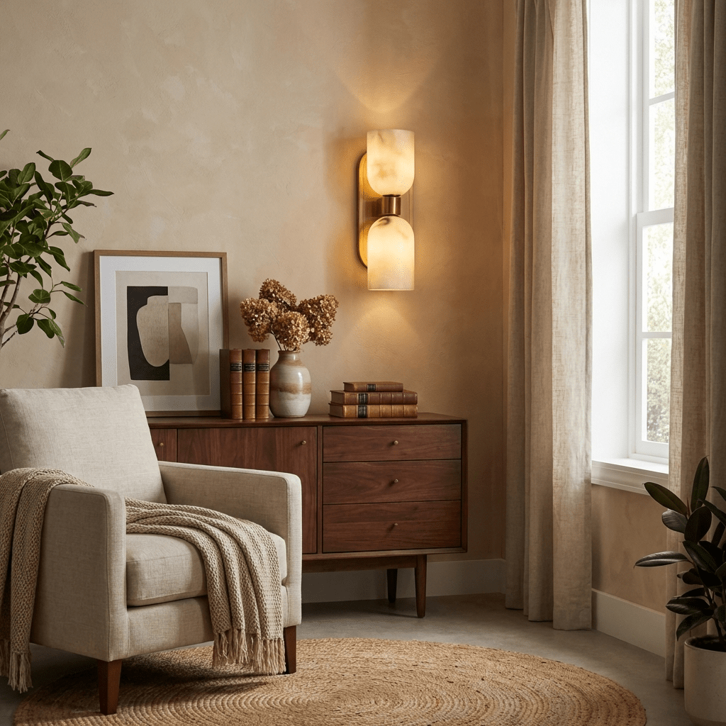 Gold Double Sconce — Wall Sconce | Maison Monashee — view 4