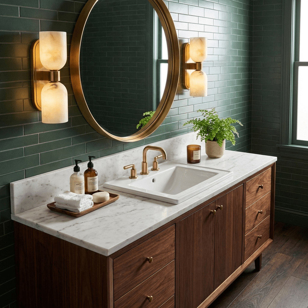 Gold Double Sconce — Wall Sconce | Maison Monashee — view 2
