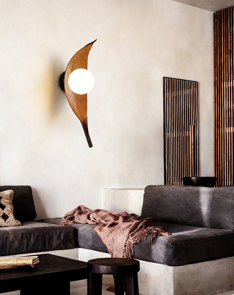 Hammered Glass Sconce — Wall Sconce | Maison Monashee — view 4