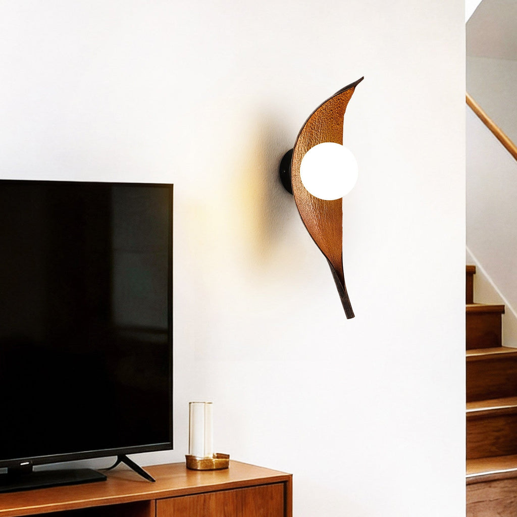 Hammered Glass Sconce — Wall Sconce | Maison Monashee — view 5