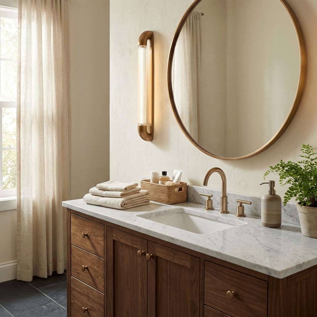 Ribbed Glass Wall Sconce — Wall Sconce | Maison Monashee — view 3