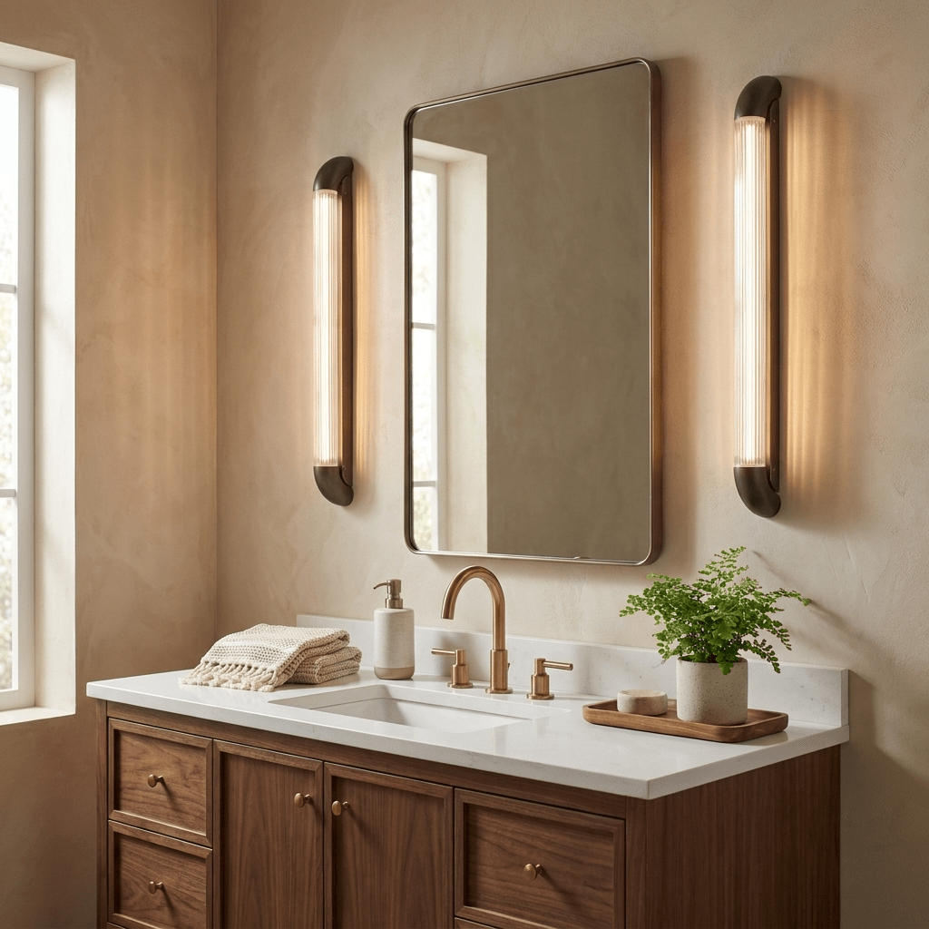 Ribbed Glass Wall Sconce — Wall Sconce | Maison Monashee — view 2