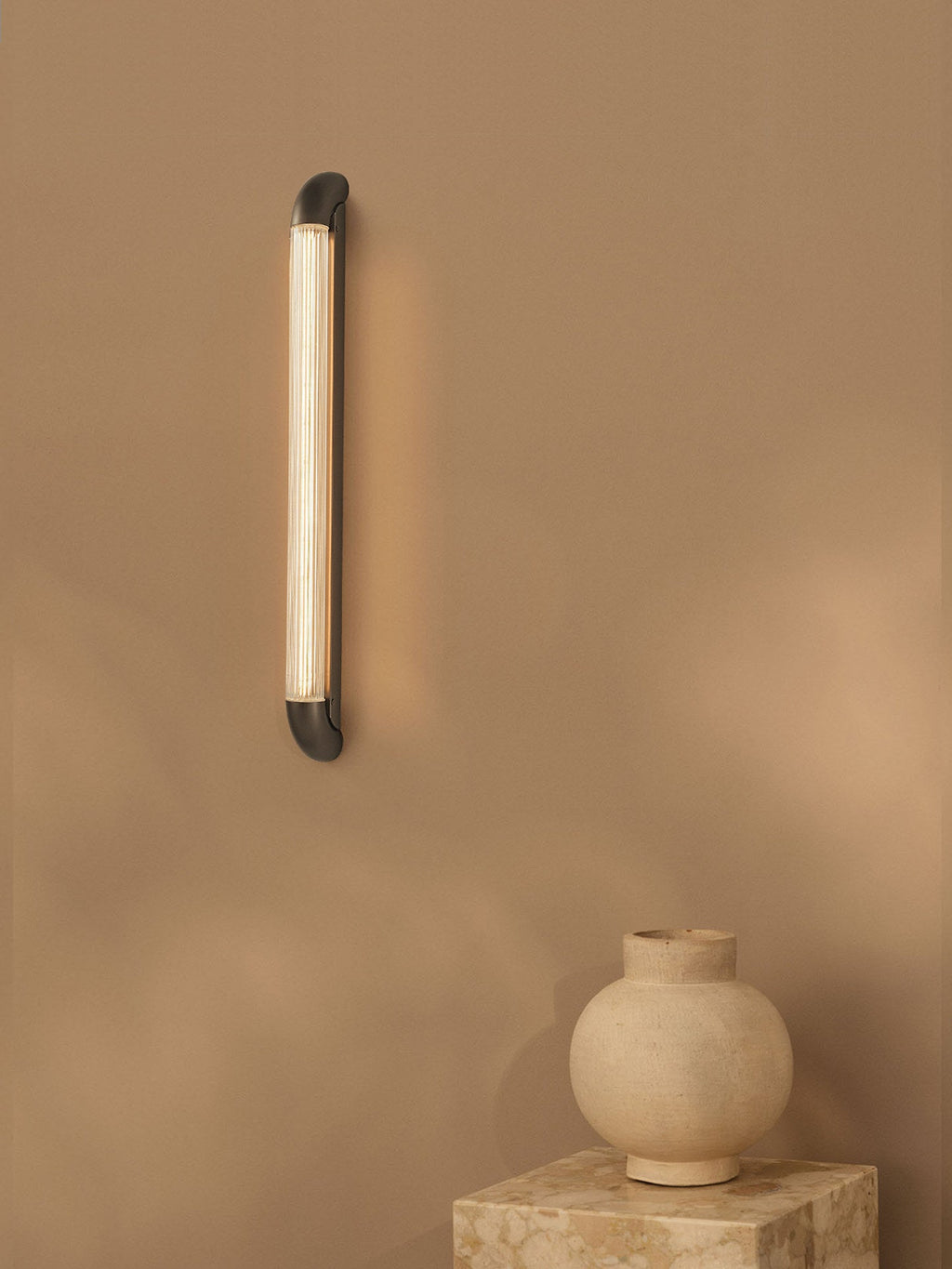 Ribbed Glass Wall Sconce — Wall Sconce | Maison Monashee — view 17