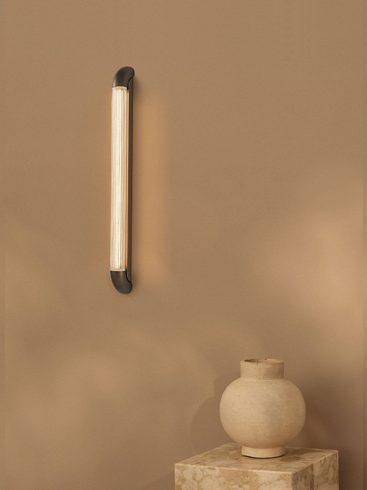 Ribbed Glass Wall Sconce — Wall Sconce | Maison Monashee — view 17