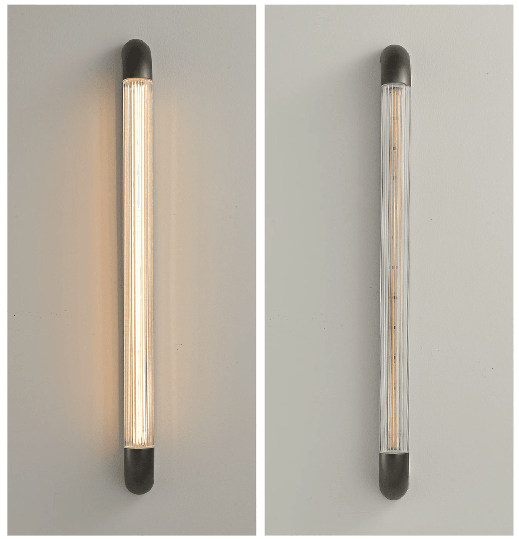 Ribbed Glass Wall Sconce — Wall Sconce | Maison Monashee — view 11